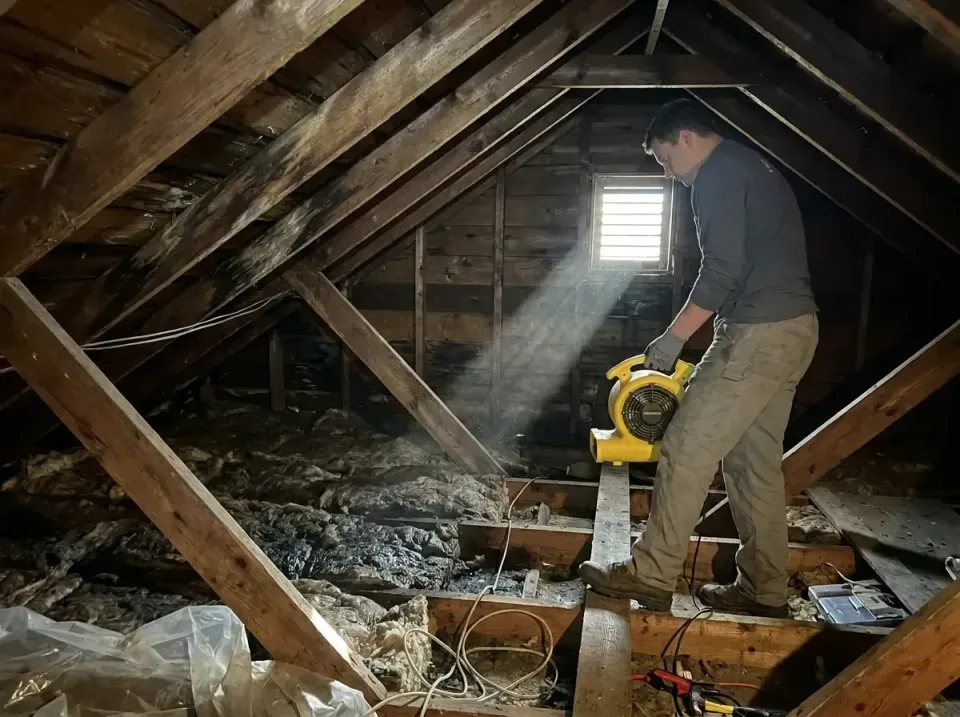 attic-water-damage-drying-proc-007 — frequently asked questions, Emergency Water Extraction & 24/7 Flood Response in Cliffwo…
